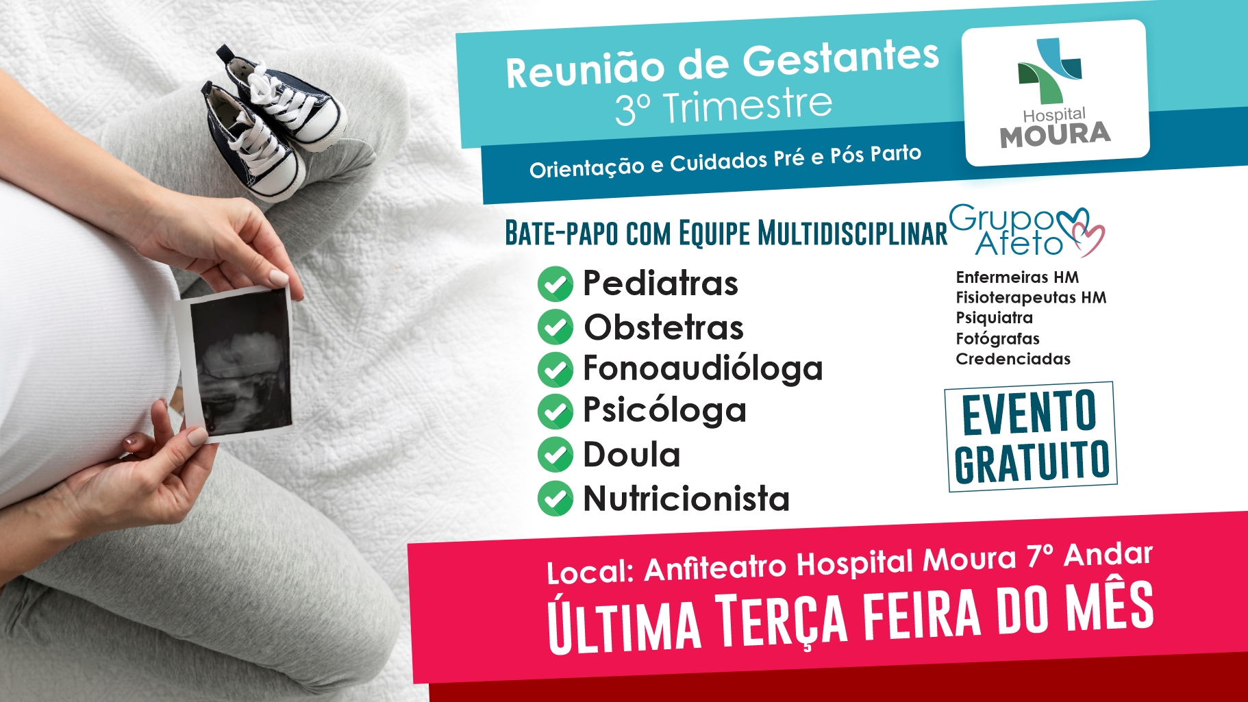 Encontro de Grávidas Reunião de Gestantes